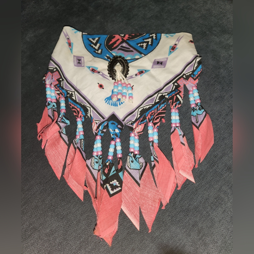 Wamcraft western beaded necktie bandana